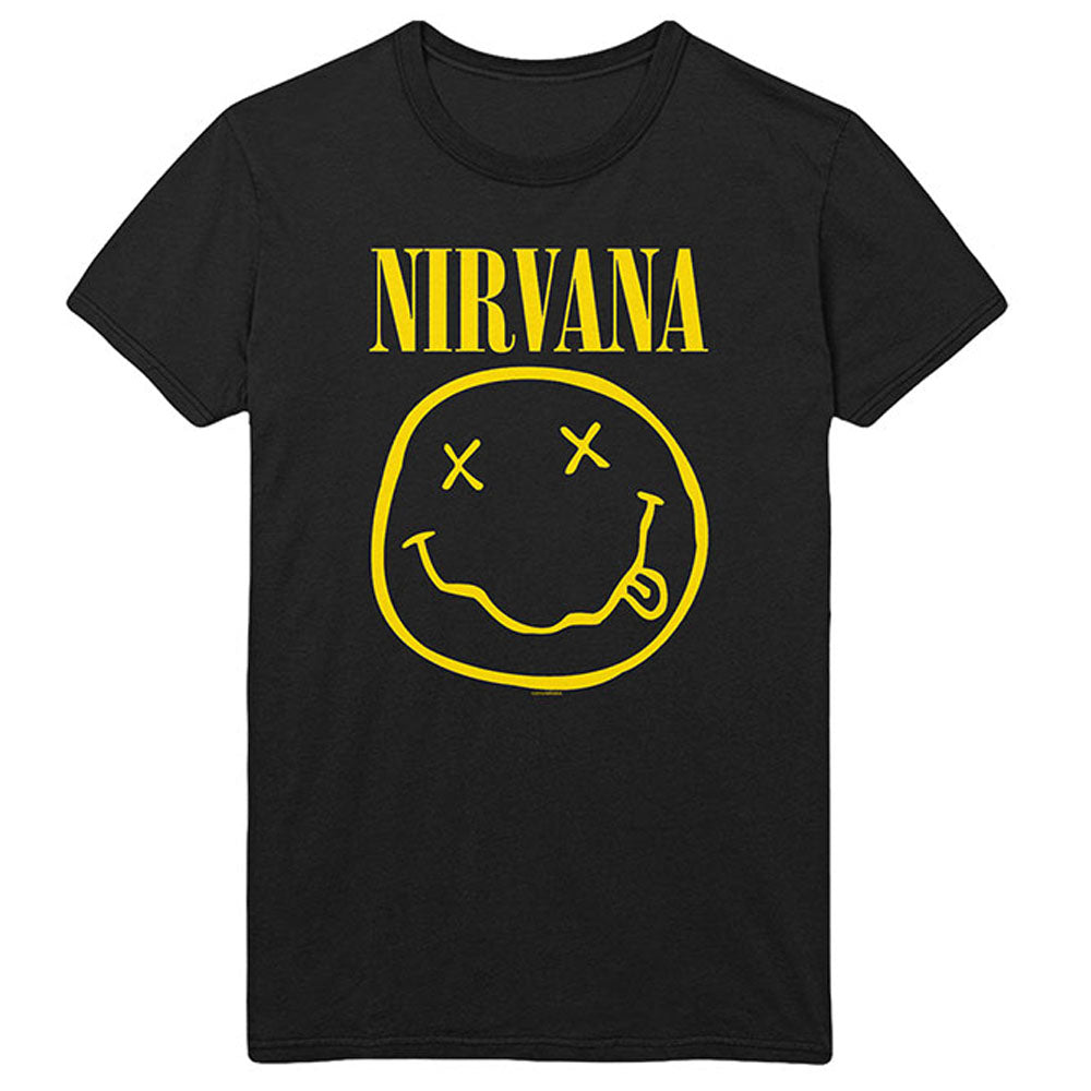 NIRVANA ニルヴァーナ (カート 追悼 30周年 ) - Flower Sniffin / バックプリントあり / Tシャツ / メンズ 【公式  / オフィシャル】