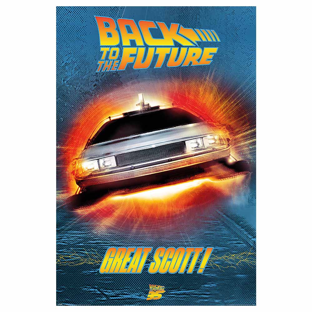 BACK TO THE FUTURE バックトゥザフューチャー (「BTTF2」 35周年 ) - Great Scott! / ポスター 【公式 /  オフィシャル】