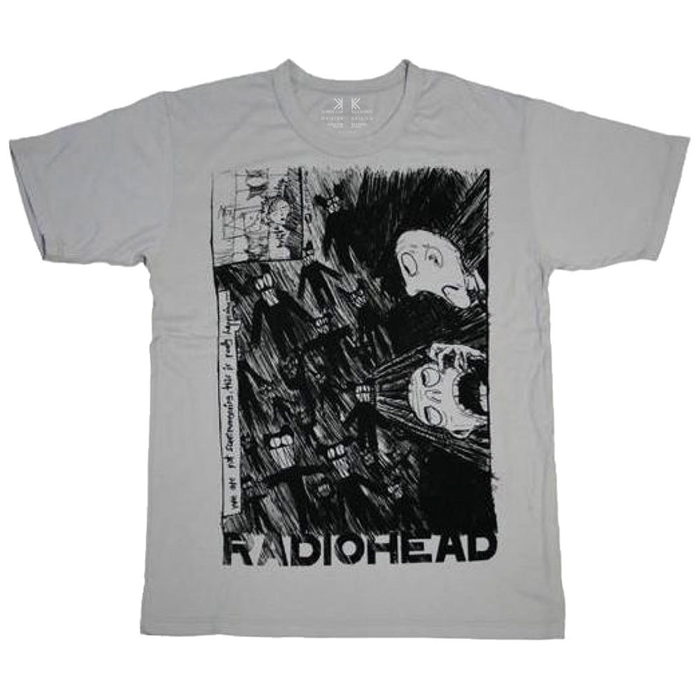 RADIOHEAD レディオヘッド (トム 11月 来日 ) - Scribble / オーガニックコットン / Tシャツ / メンズ 【公式 /  オフィシャル】