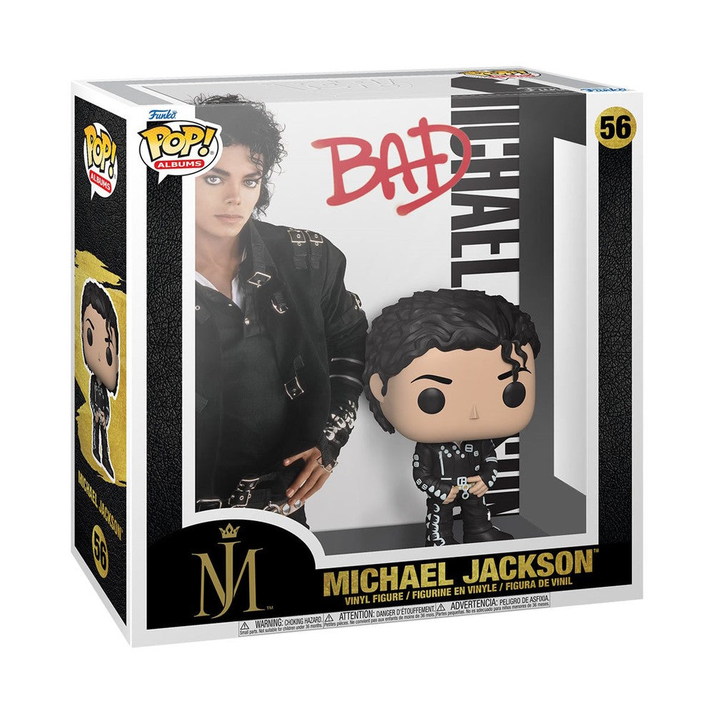 MICHAEL JACKSON マイケルジャクソン (2025年 映画公開 ) - Bad Pop! Album Figure #56 with  Case / フィギュア・