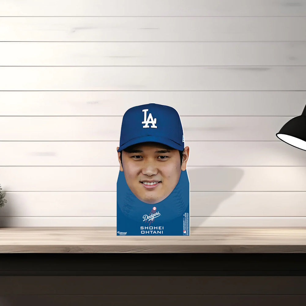 SHOHEI OHTANI 大谷翔平 - Los Angeles Dodgers Face Mini Cardstock Cutout /