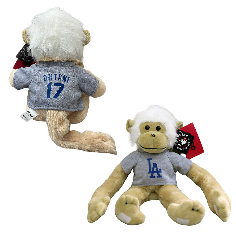 SHOHEI OHTANI 大谷翔平 - MLB公式 LOS ANGELES DODGERS 27INCH SHIRT MONKEY / 2  SIDED / 限定 / フィギュア・