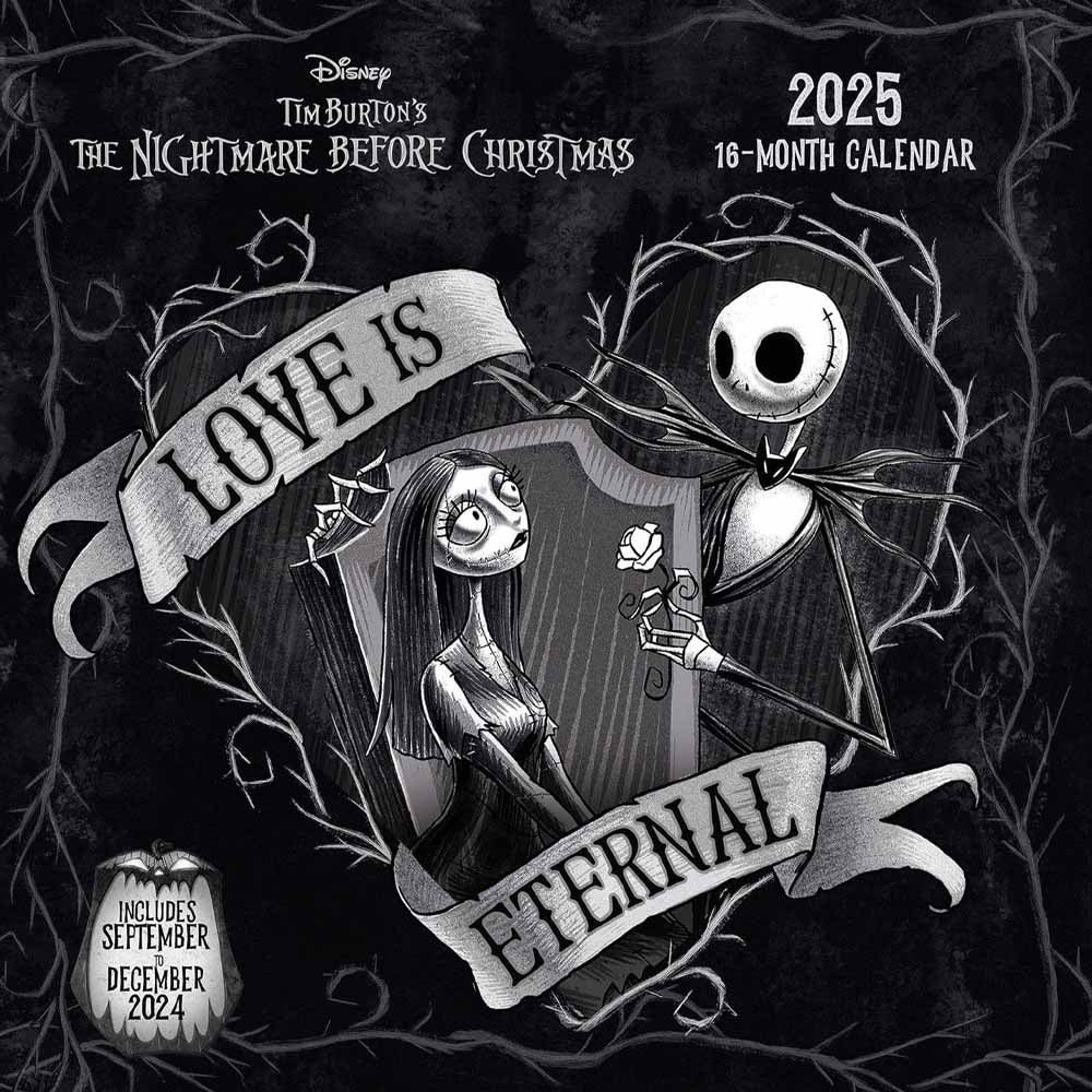 NIGHTMARE BEFORE CHRISTMAS ナイトメアー・ビフォア・クリスマス (公開 30周年 記念 ) - CALENDAR 2025  / カレンダー・ダイアリー 【公式 / オフィシャル】