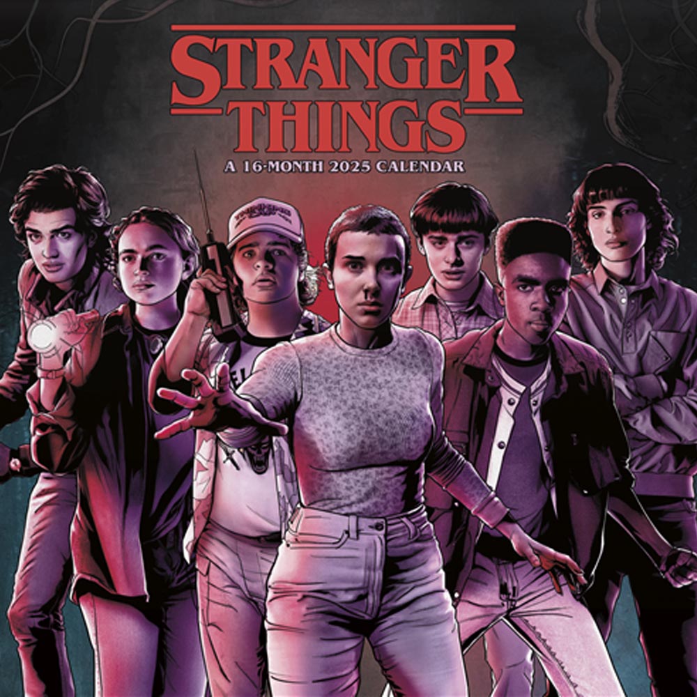 STRANGER THINGS ストレンジャー・シングス (シーズン5 2025年配信決定 ) - CALENDAR 2025 /  カレンダー・ダイアリー 【公式 / オフィシャル】