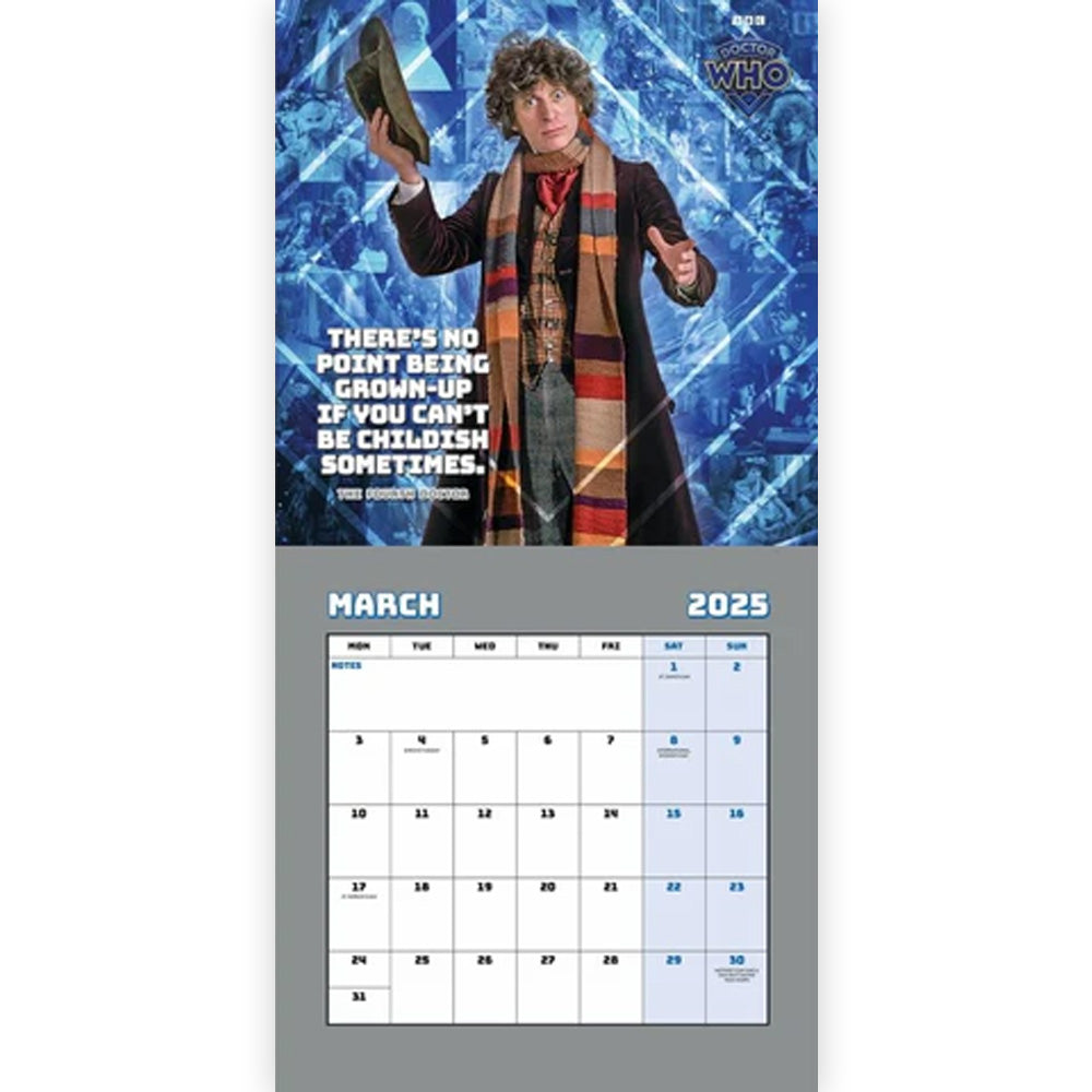 DOCTOR WHO ドクターフー CLASSIC EDITION 2025 SQUARE CALENDAR 公式 オフィシャル