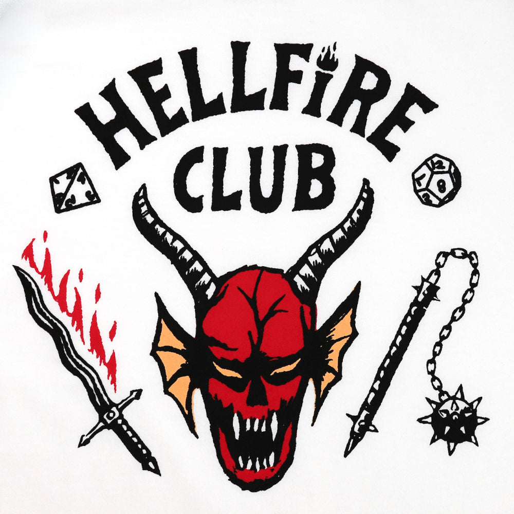 STRANGER THINGS ストレンジャー・シングス (シーズン5 2025年配信決定 ) - HELLFIRE CLUB ラグラン七分袖 /  Tシャツ / メンズ 【公式 / オフィシャル】