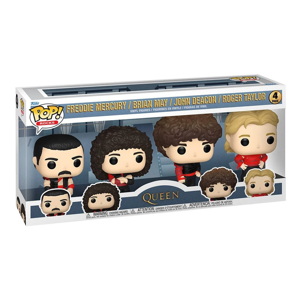 予約商品】 QUEEN クイーン - Radio Gaga Funko Pop! Vinyl Figure 4-Pack / フィギュア・人形 【公式  / オフィシャル】