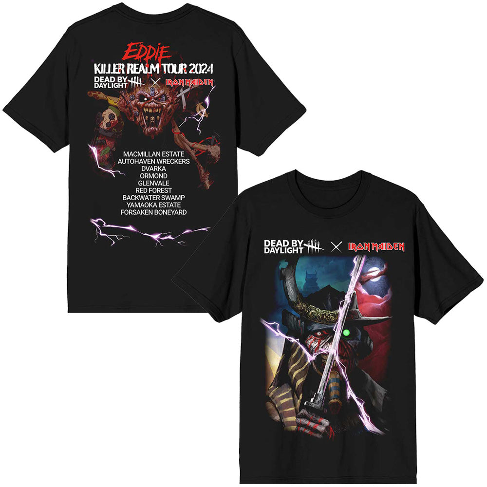 【注目アイテム】いよいよ来日間近 IRON MAIDEN の人気公式Tシャツ 「Dead By Daylight Killer Realm」が日本へ向けて出荷！