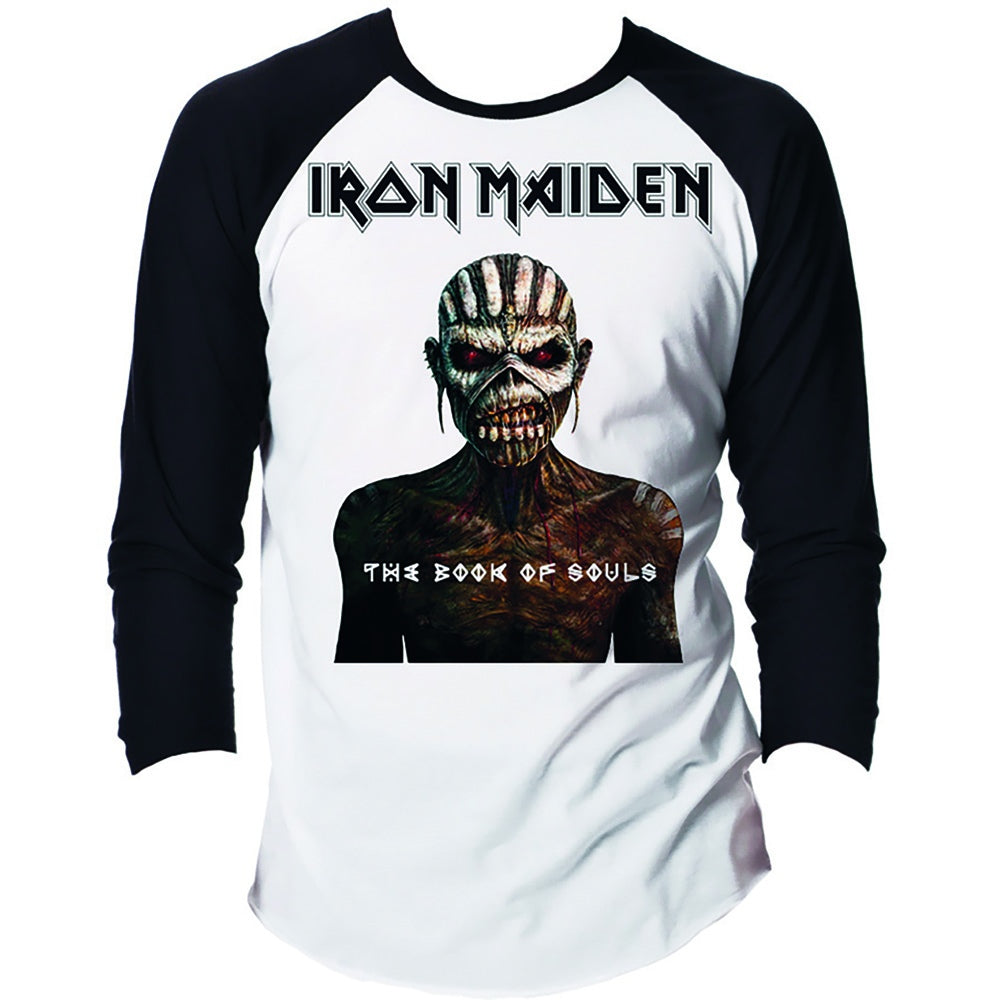 IRON MAIDEN アイアンメイデン (9月 来日 ) - BOOK OF SOULS ラグラン / 長袖 / Tシャツ / メンズ 【公式 / オフィシャル】