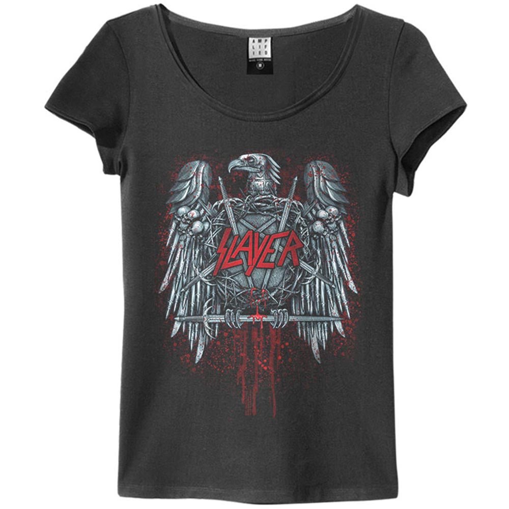 SLAYER スレイヤー - METAL EAGLE / Amplified（ ブランド ） / Tシャツ / レディース 【公式 / オフィシャル】