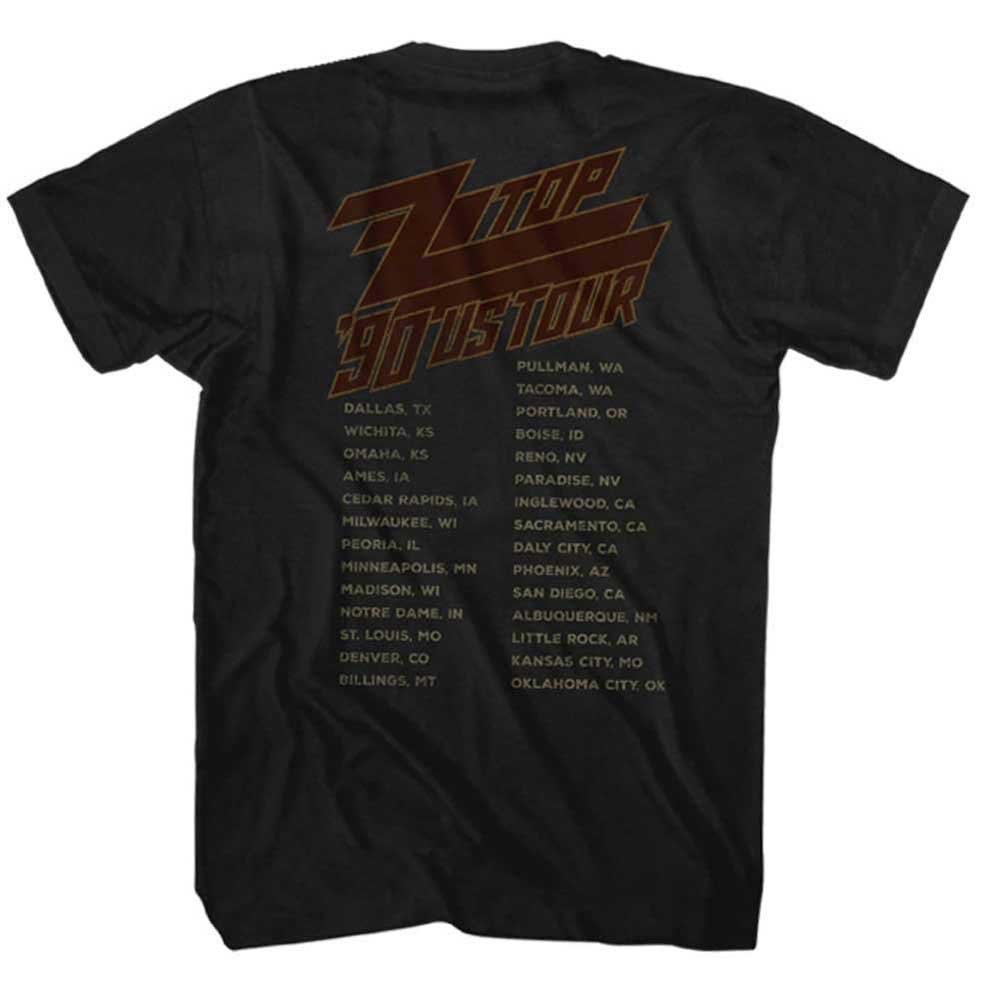 
                  
                    ZZ TOP ズィーズィートップ (結成 55周年 ) - 1990 US TOUR / バックプリントあり / Tシャツ / メンズ 【公式 / オフィシャル】
                  
                