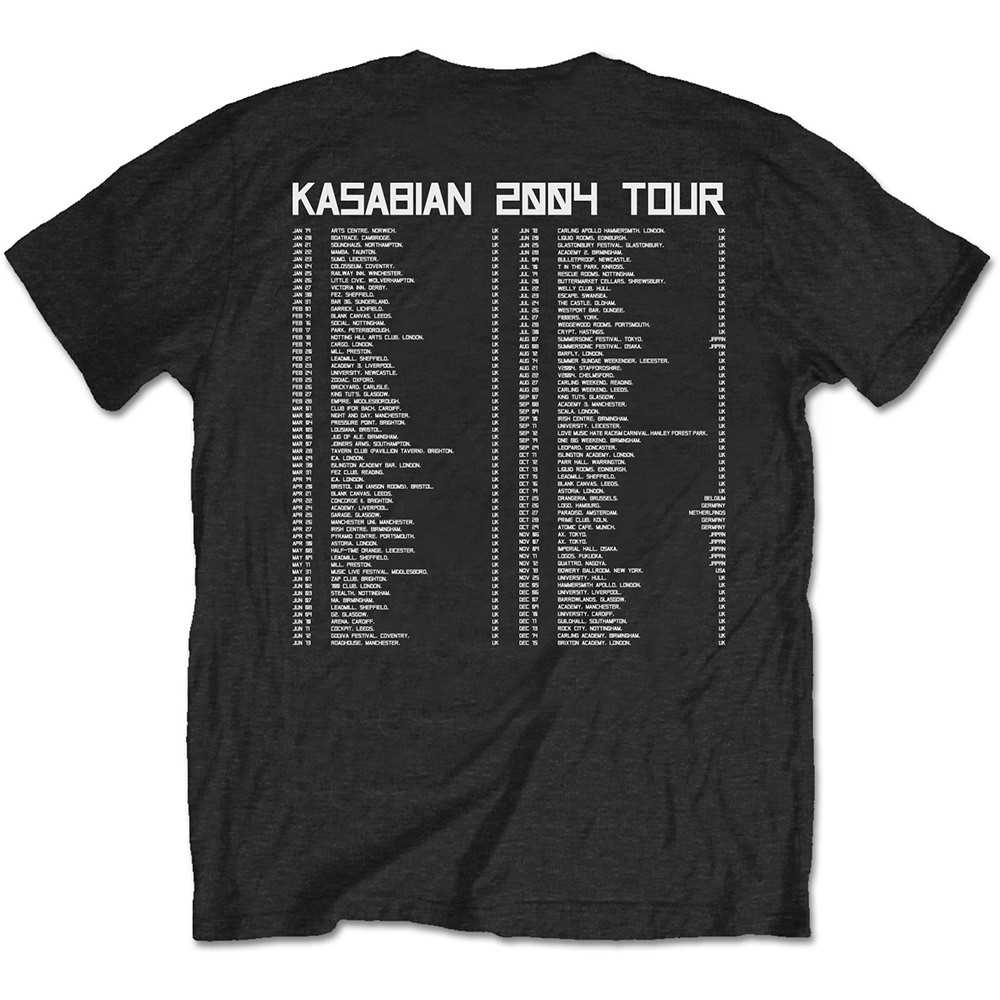 
                  
                    KASABIAN カサビアン (10月 来日 ) - ULTRA FACE 2004 TOUR (復刻ツアーTシリーズ) / バックプリントあり / Tシャツ / メンズ 【公式 / オフィシャル】
                  
                