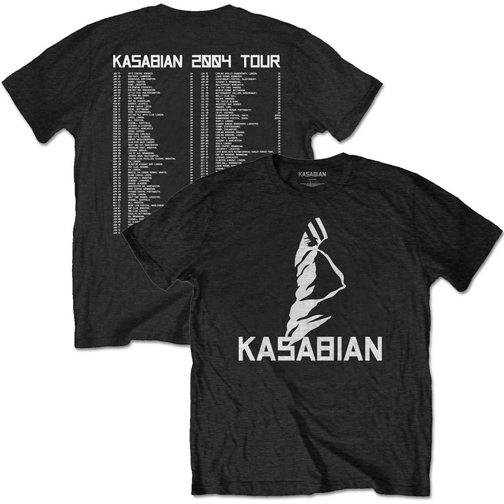 KASABIAN カサビアン (10月 来日 ) - ULTRA FACE 2004 TOUR (復刻ツアーTシリーズ) / バックプリントあり / Tシャツ / メンズ 【公式 / オフィシャル】