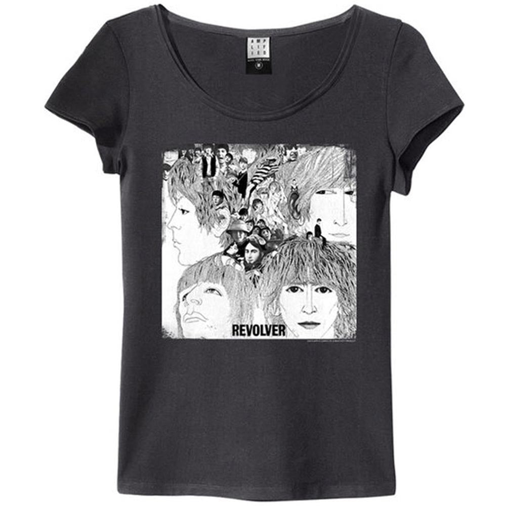 THE BEATLES ビートルズ (ABBEY ROAD 55周年 ) - REVOLVER / Amplified（ ブランド ） / レア / Tシャツ / レディース 【公式 / オフィシャル】