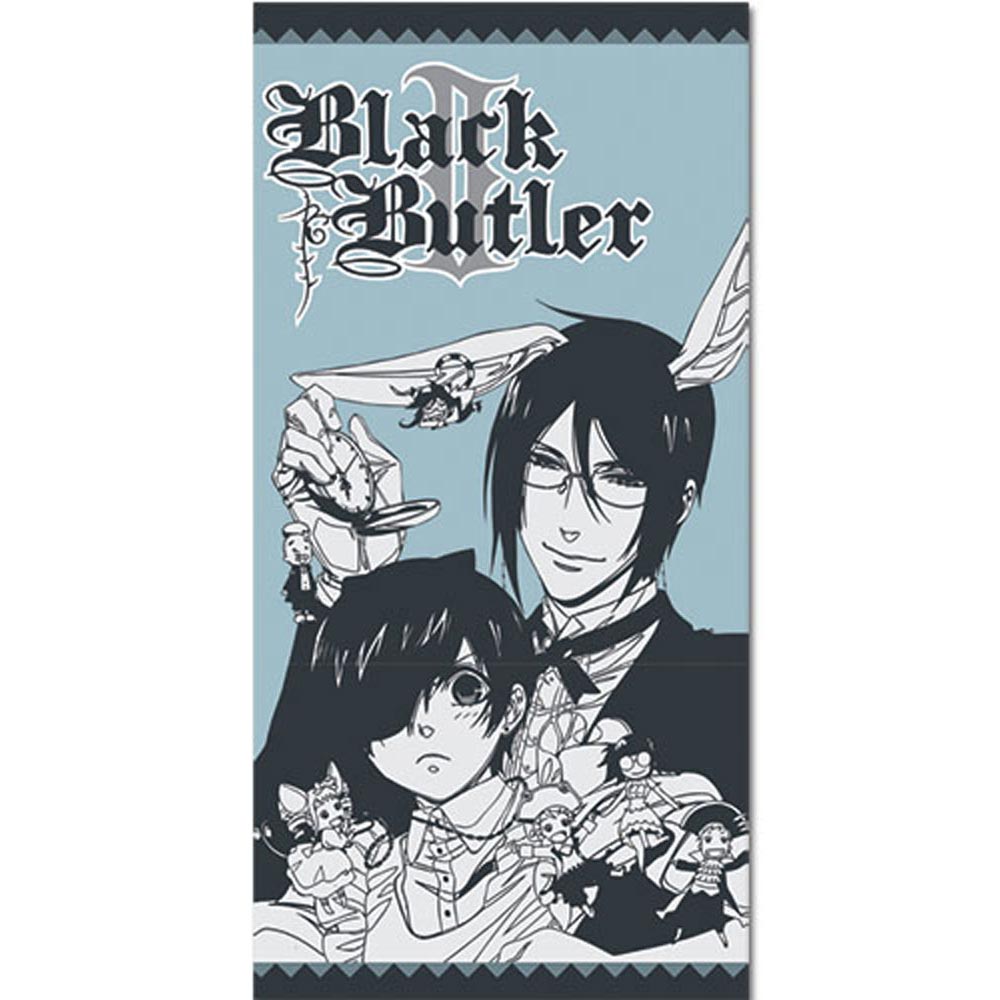 BLACK BUTLER 黒執事 【タオル】シエル＆セバスチャン WONDER TOWEL タオル  公式 オフィシャル