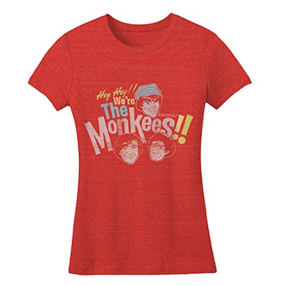 MONKEES モンキーズ - Hey Hey Girls / Tシャツ / レディース 【公式 / オフィシャル】