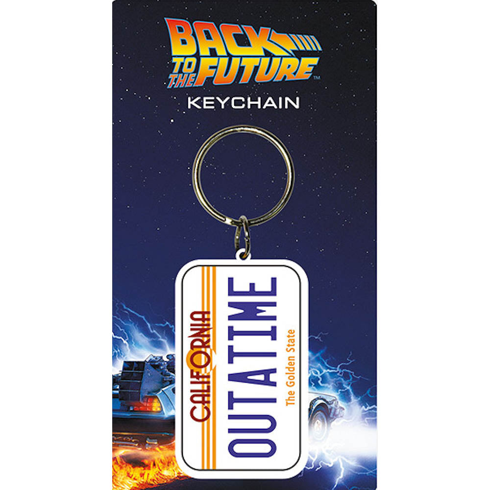 BACK TO THE FUTURE - (「BTTF2」 35周年 ) - License Plate / ラバー・キーリング