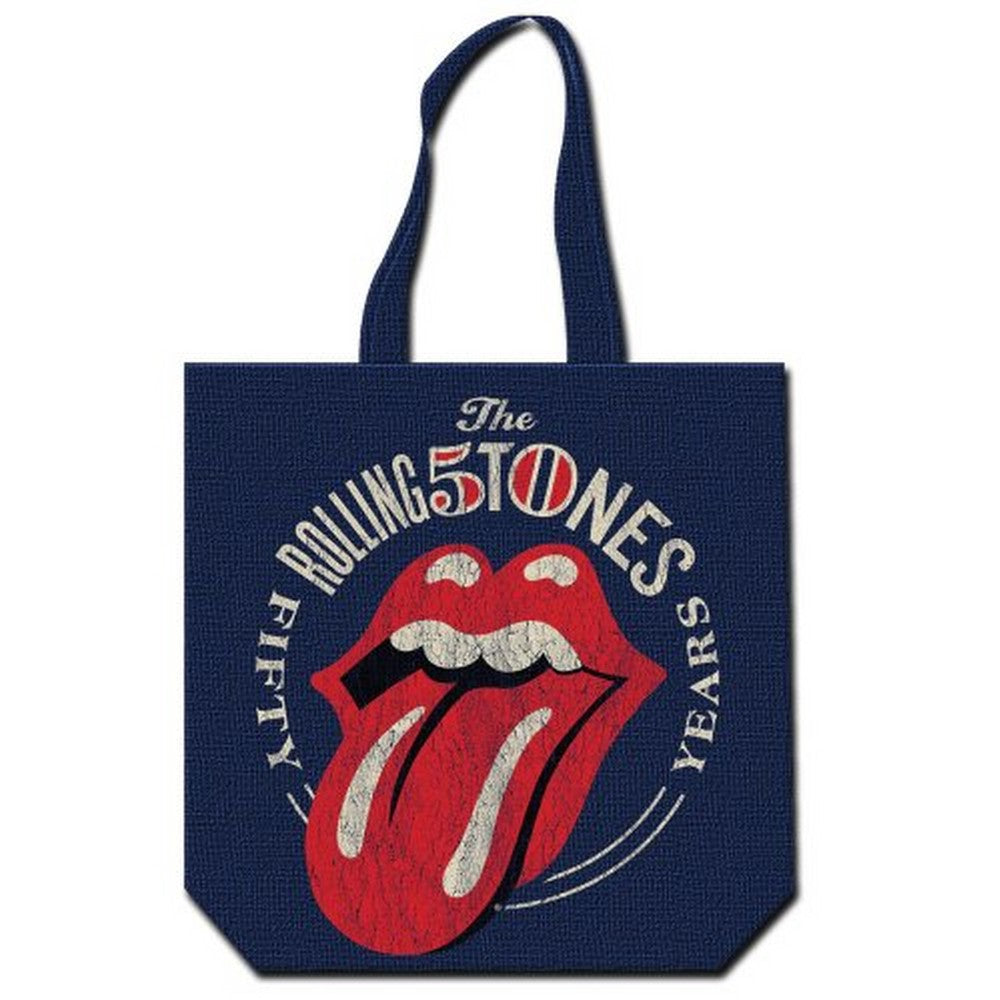 ROLLING STONES ローリングストーンズ (デビュー作 60周年 ) - 50th Anniversary / トートバッグ 【公式 / オフィシャル】