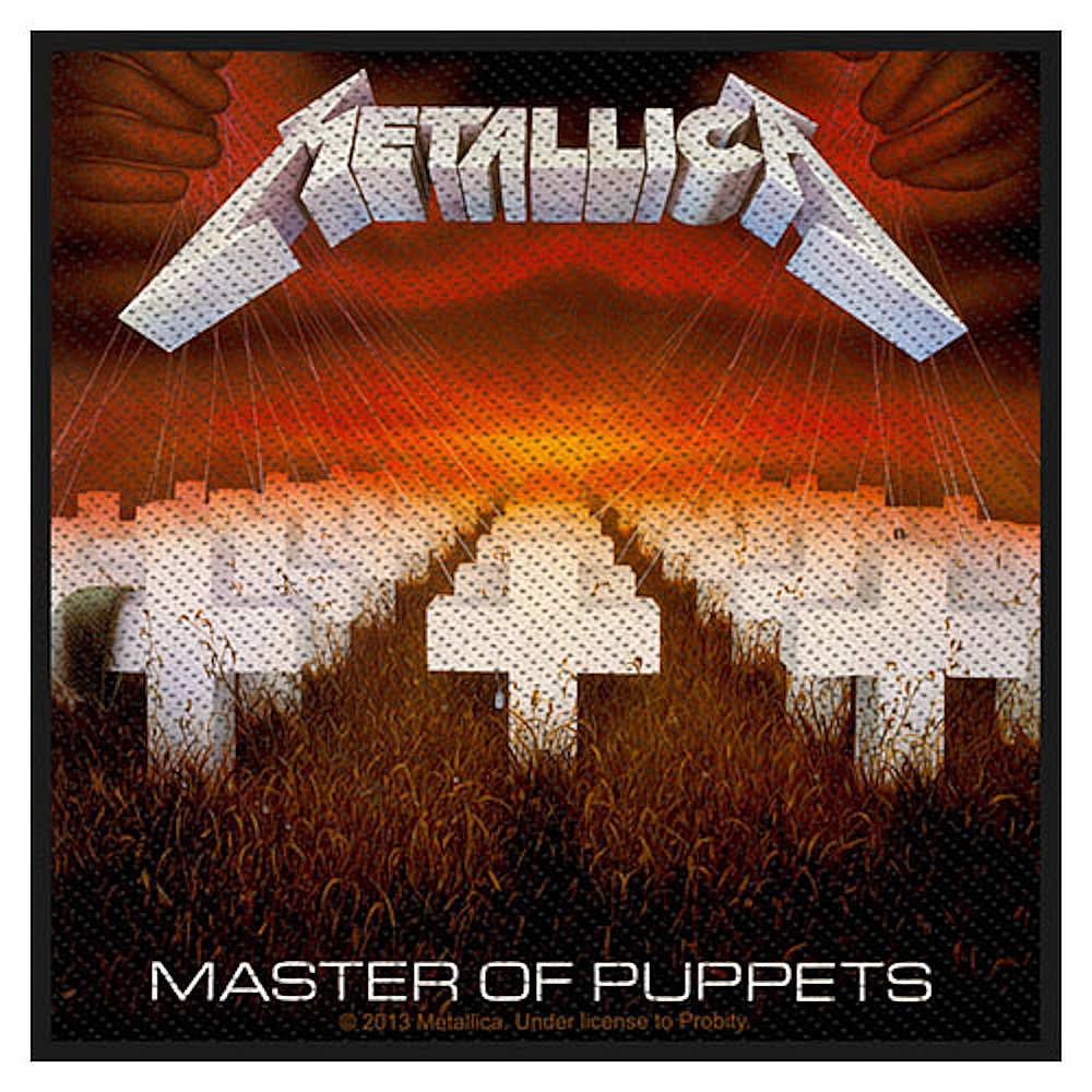 METALLICA メタリカ - MASTER OF PUPPETS / ワッペン 【公式 / オフィシャル】