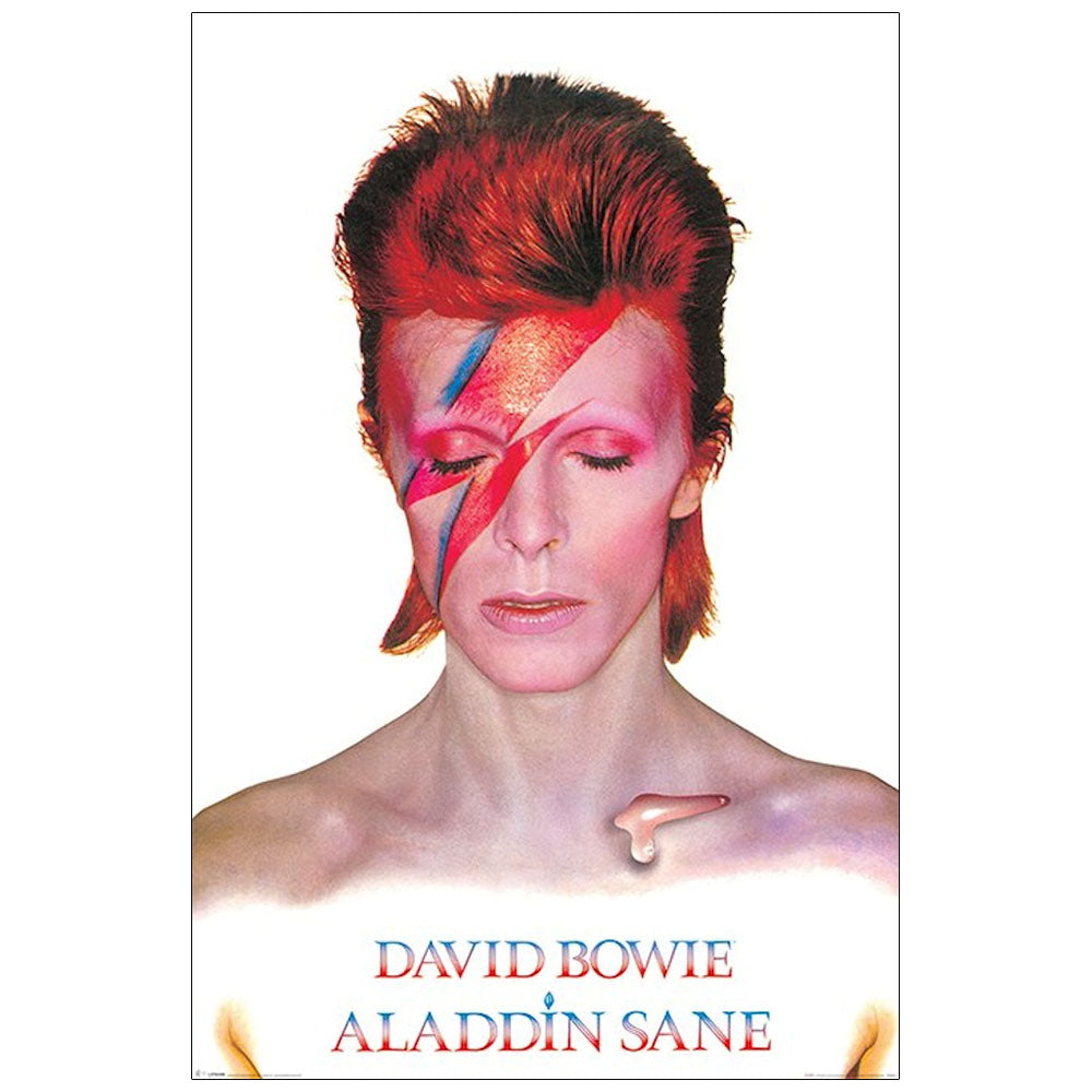 DAVID BOWIE デヴィッドボウイ - ALADDIN SANE / ポスター 【公式 / オフィシャル】