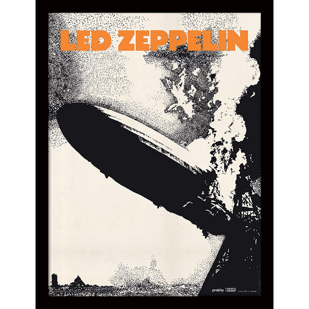 LED ZEPPELIN レッドツェッペリン (映画 公開予定 ) - Led Zeppelin I / インテリア額 【公式 / オフィシャル】