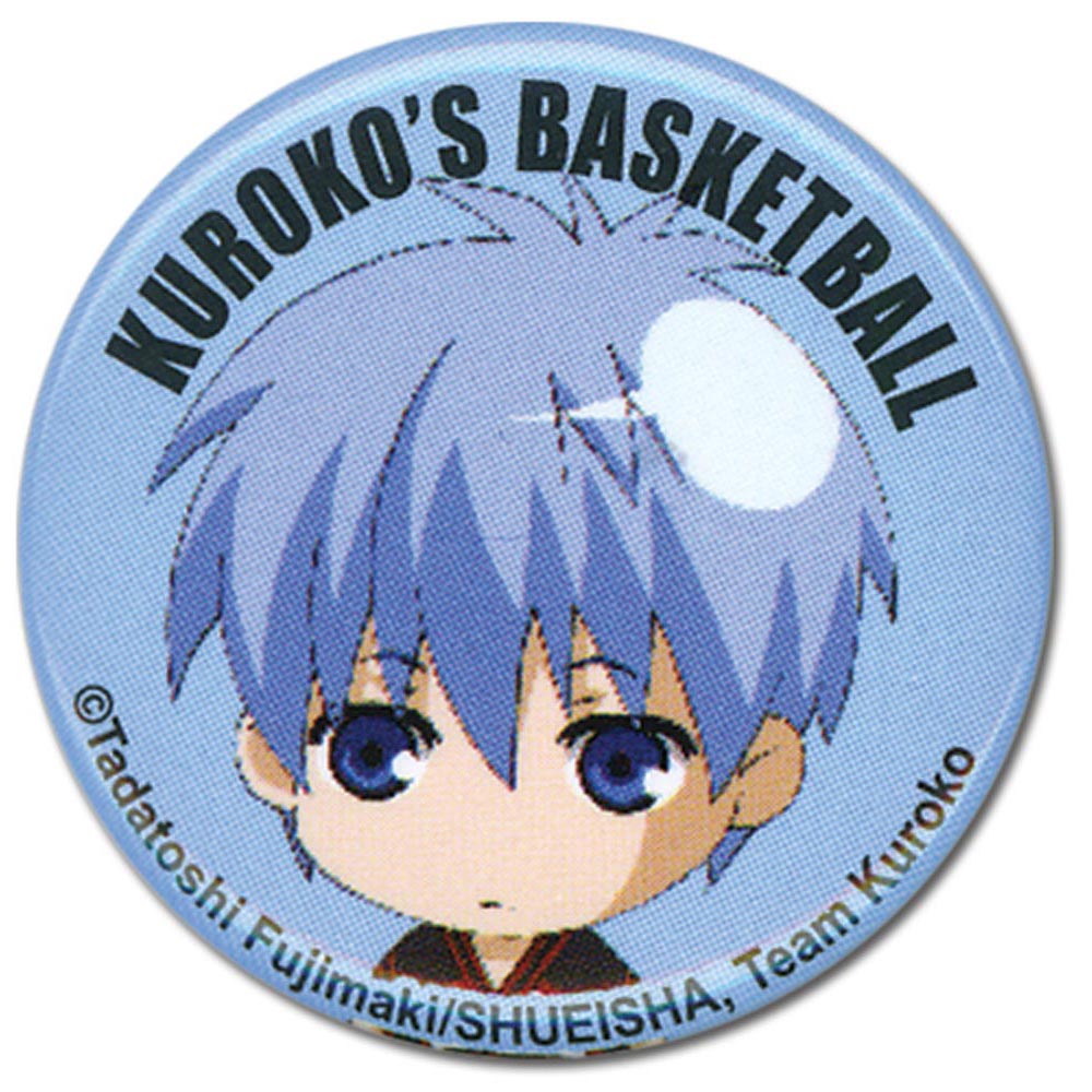 KUROKOS BASKETBALL 黒子のバスケ - テツヤ / バッジ 【公式 / オフィシャル】