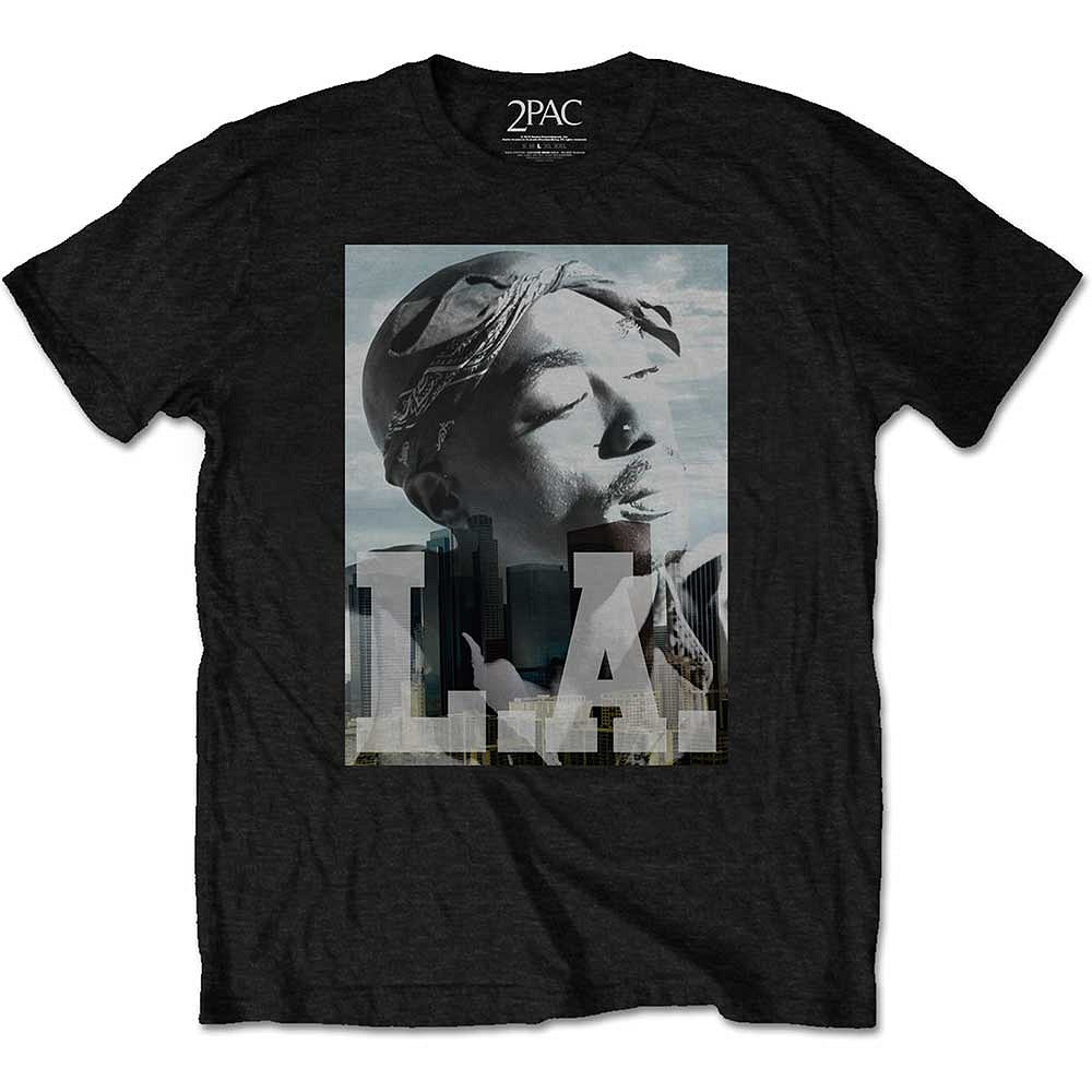 2PAC 2パック LA SKYLINE Tシャツ メンズ公式 オフィシャル