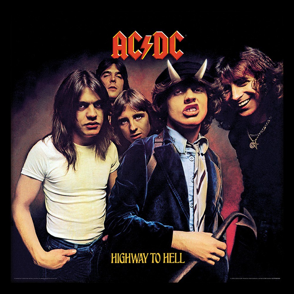 AC/DC エーシーディーシー Highway To Hell (アルバム・シリーズ額)  インテリア額 公式 オフィシャル