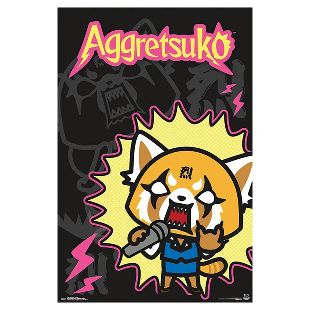 AGGRETSUKO アグレッシブ烈子 Rock Out ポスター 公式 オフィシャル
