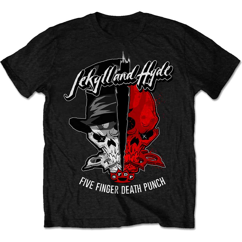 FIVE FINGER DEATH PUNCH ファイヴフィンガーデスパンチ (初来日 15周年 ) - Jekyll & Hyde / Tシャツ / メンズ 【公式 / オフィシャル】