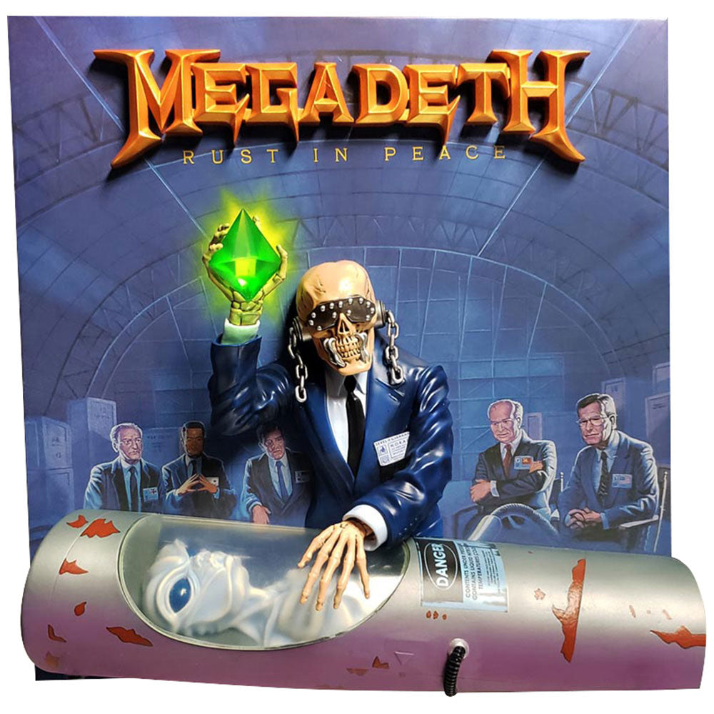 MEGADETH メガデス - Rust In Peace / 3D Vinyl / 世界限定1990個 / インテリア置物 【公式 / オフィシャル】