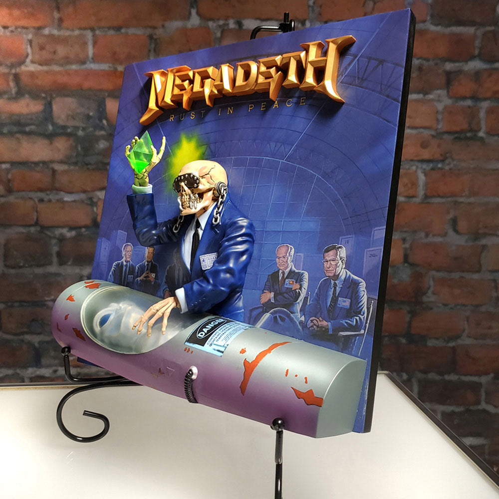 MEGADETH メガデス - Rust In Peace / 3D Vinyl / 世界限定1990個 / インテリア置物 【公式 / オフィシャル】