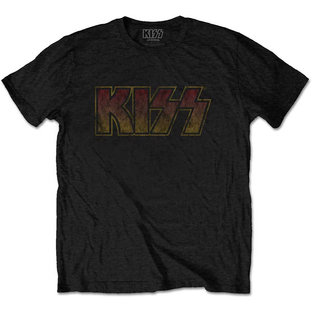 KISS キッス (デビュー 50周年 ) - Vintage Classic Logo / Tシャツ / メンズ 【公式 / オフィシャル】