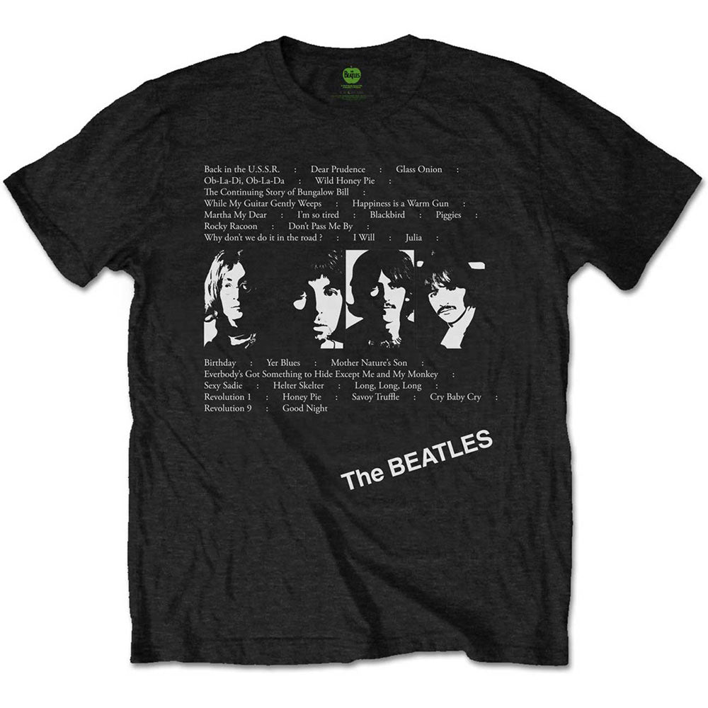 
                  
                    THE BEATLES ビートルズ (結成 65周年 ) - White Album Tracks / バックプリントあり / Tシャツ / メンズ
                  
                