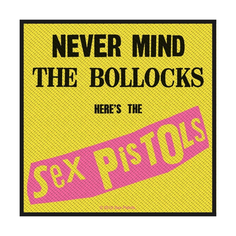 SEX PISTOLS セックスピストルズ (シド 追悼 45周年 ) - Nevermind The Bollocks / ワッペン 【公式 / オフィシャル】