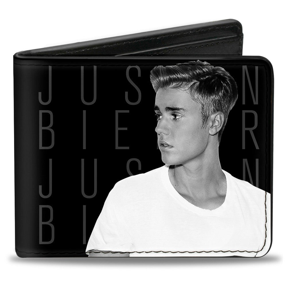 JUSTIN BIEBER - (デビュー 15周年 ) - BI-FOLD WALLET / TURNING POSE BLACK