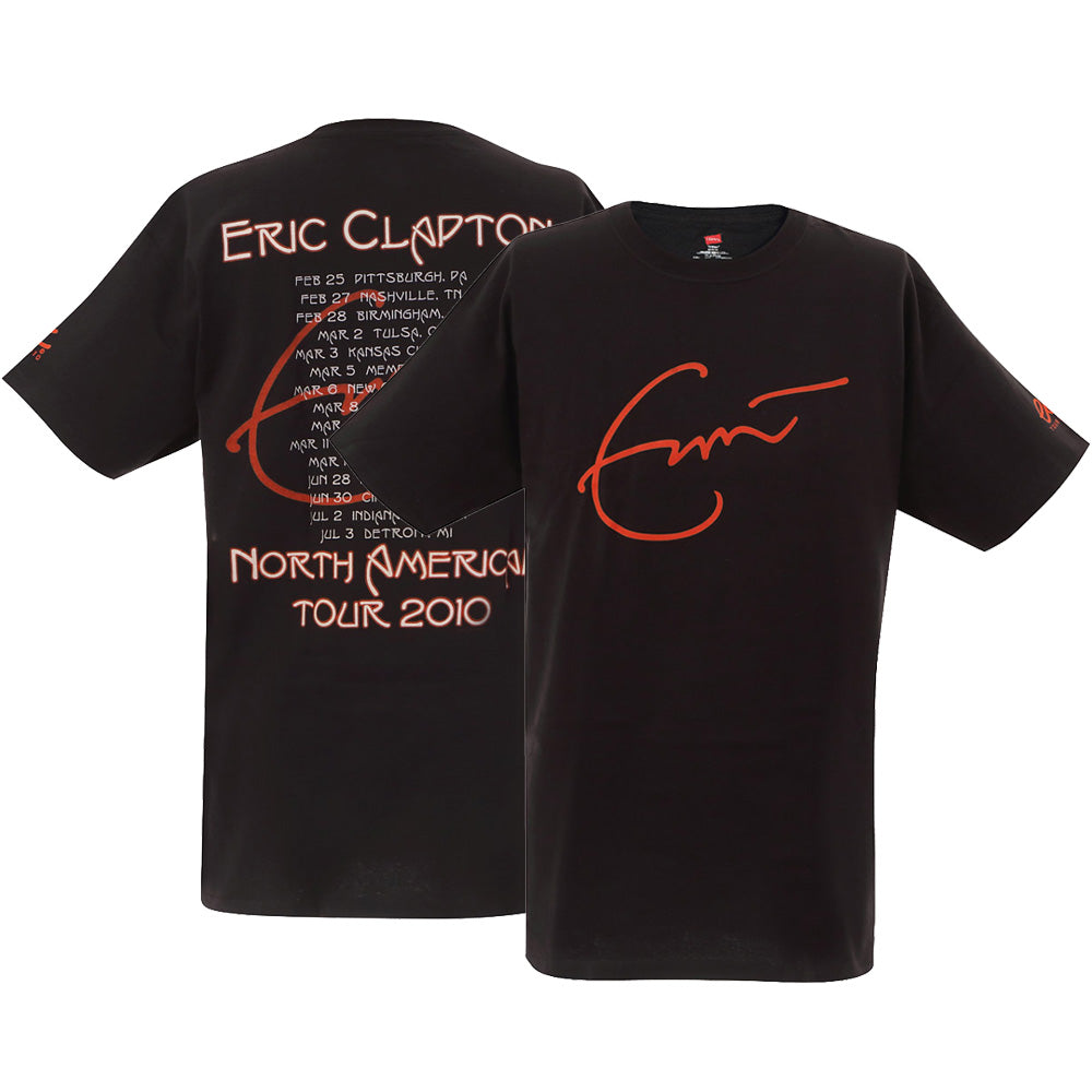 ERIC CLAPTON - (4月 来日 ) - コンサート会場限定商品 2010 North American Tour Signature / バックプリントあり