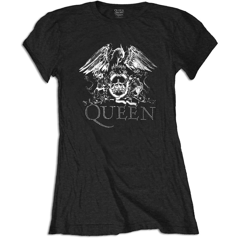 QUEEN クイーン - LOGO / Diamante（ブランド） / Tシャツ / レディース 【公式 / オフィシャル】