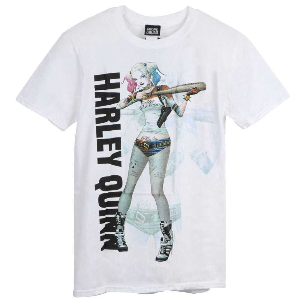 SUICIDE SQUAD スーサイドスクワッド (ジョーカー 新作公開 ) - HARLEY QUINN POSTER / Tシャツ / メンズ 【公式 / オフィシャル】