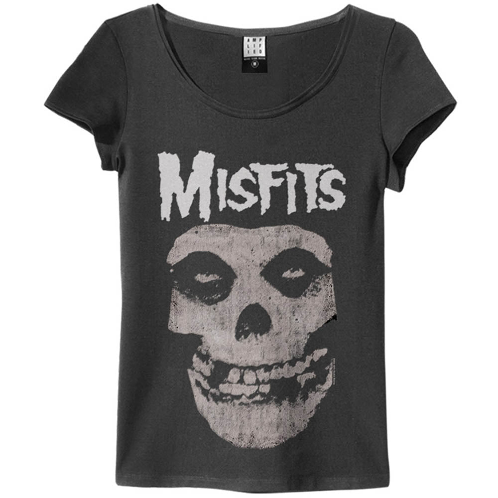 MISFITS ミスフィッツ - SKULL / Amplified（ ブランド ） / Tシャツ / レディース 【公式 / オフィシャル】