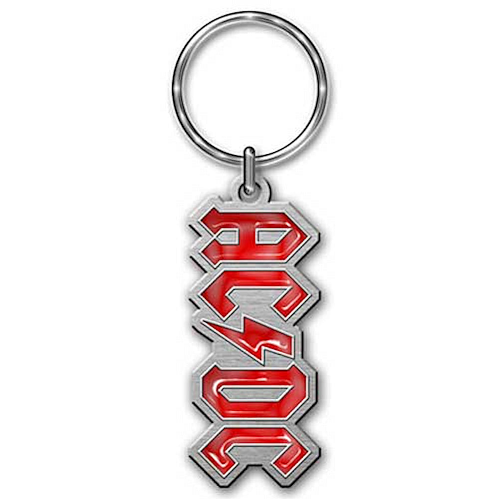 AC/DC エーシーディーシー LOGO メタル・キーチェイン キーホルダー 公式 オフィシャル