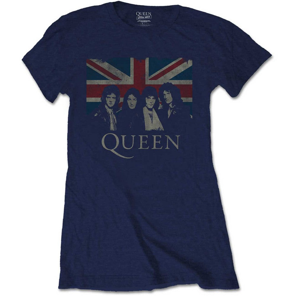 QUEEN クイーン - Vintage Union Jack / Tシャツ / レディース 【公式 / オフィシャル】