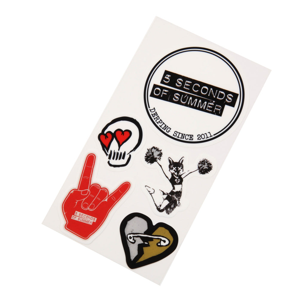 
                  
                    日本限定公式商品 5 SECONDS OF SUMMER ファイヴセカンズオブサマー - ステッカー Love Skull / ステッカー 【公式 / オフィシャル】
                  
                