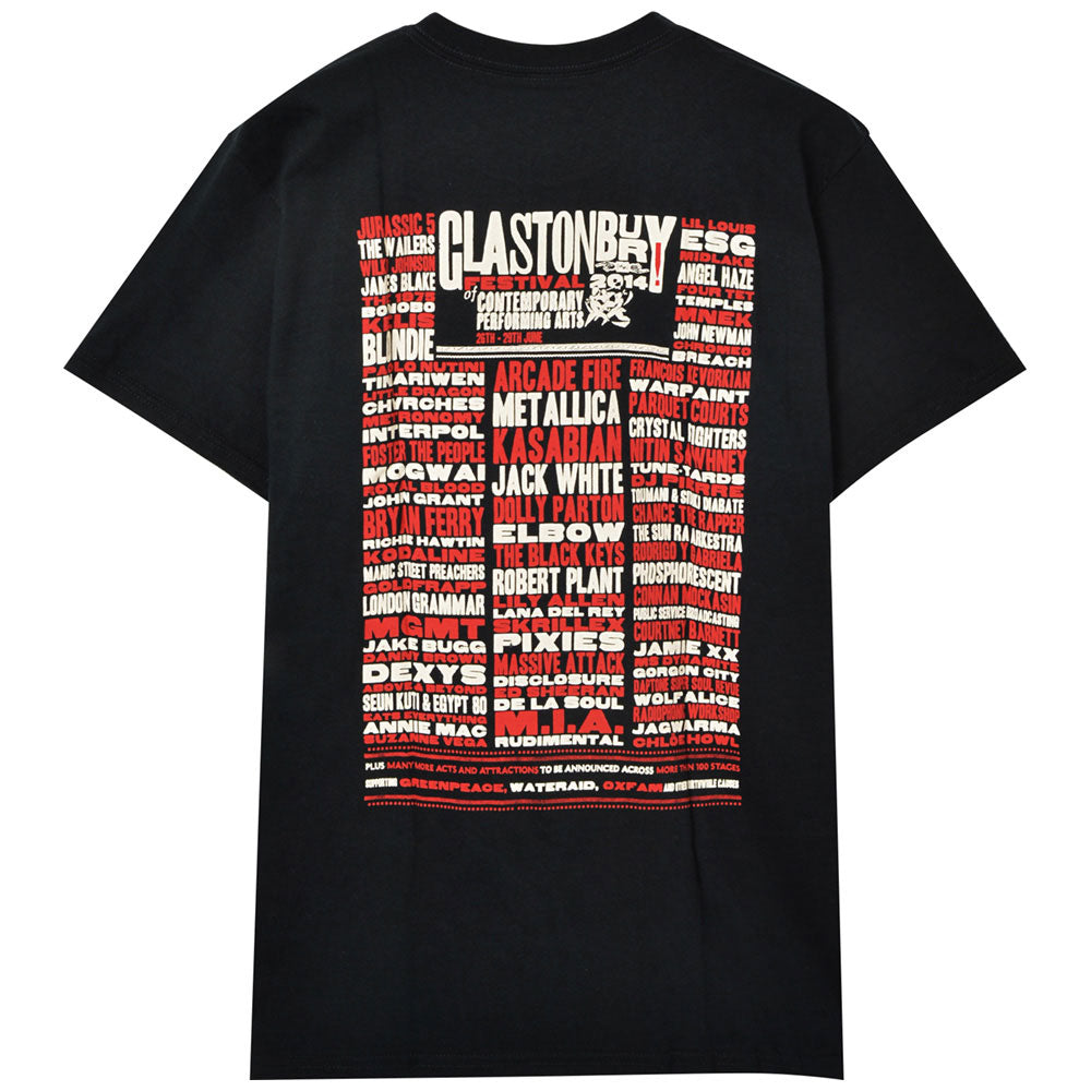 
                  
                    フェス公式Tシャツ GLASTONBURY グラストンベリー - FESTIVAL 2014 （超レア） / バックプリントあり / Tシャツ / メンズ
                  
                