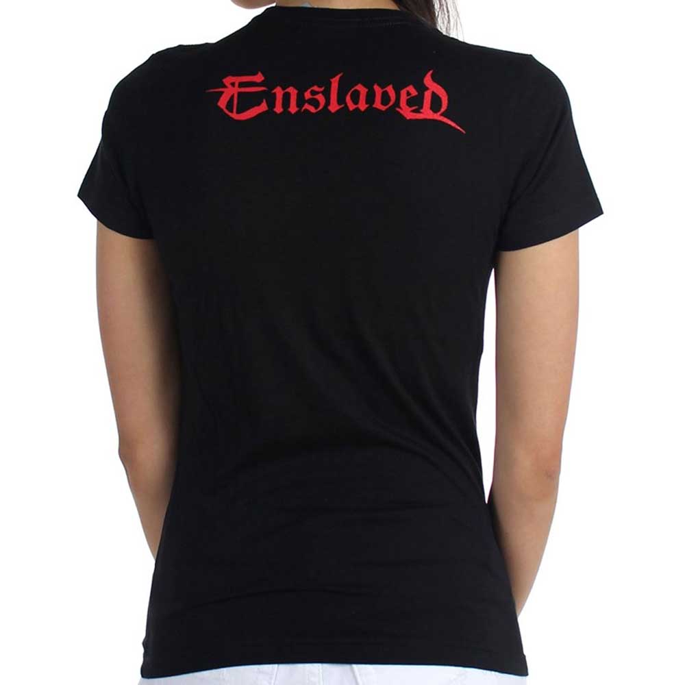 
                  
                    ENSLAVED エンスレイヴド - RED LOGO & SYMBOLS / バックプリントあり / Tシャツ / レディース 【公式 / オフィシャル】
                  
                