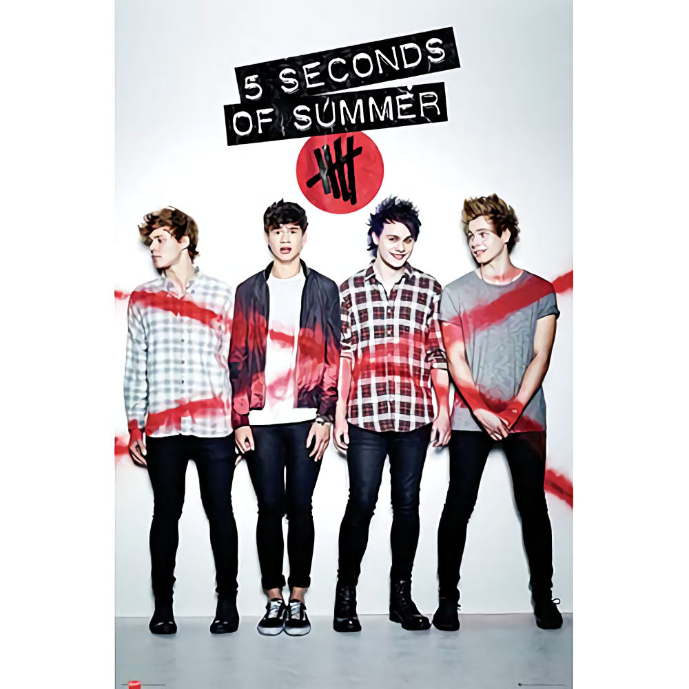 5 SECONDS OF SUMMER ファイヴセカンズオブサマー （絶版ポスター）5SOS Album Cover 公式 オフィシャル