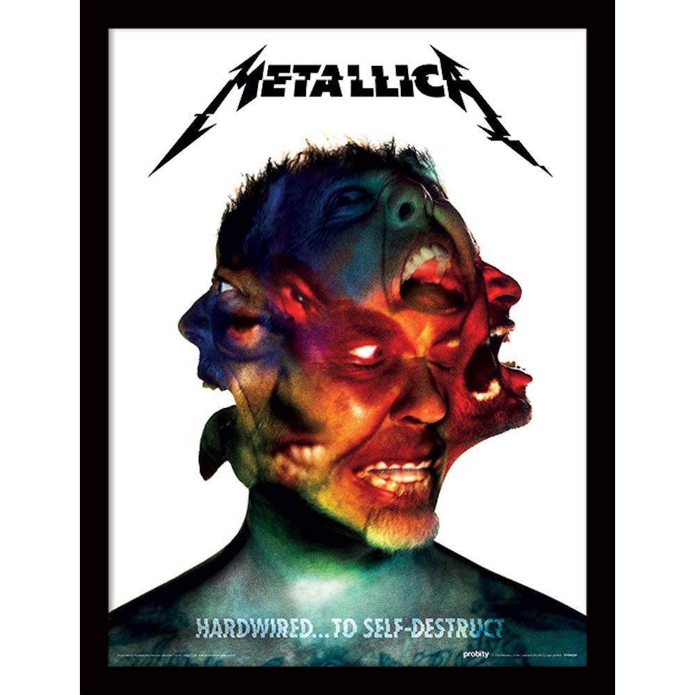 METALLICA メタリカ - Hardwired / インテリア額 【公式 / オフィシャル】