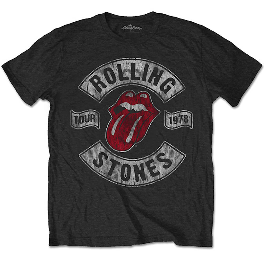 ROLLING STONES ローリングストーンズ (デビュー作 60周年 ) - US TOUR 1978（復刻ツアーTシリーズ） / バックプリントあり / Tシャツ / メンズ 【公式 / オフィシャル】