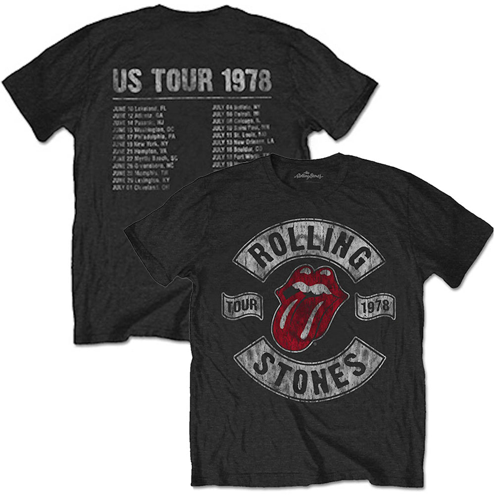 ROLLING STONES - US TOUR 1978（復刻ツアーTシリーズ） / バックプリントあり