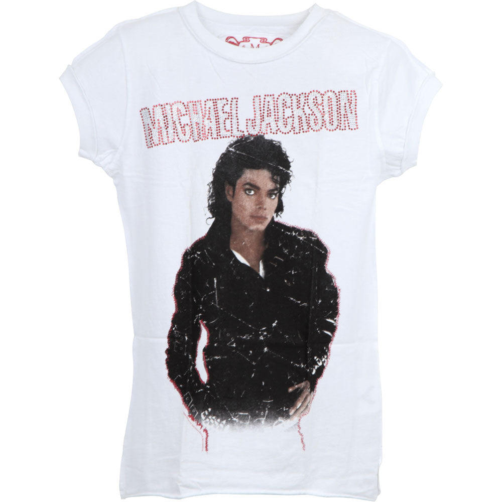 MICHAEL JACKSON マイケルジャクソン (2025年 映画公開 ) - BAD DIAMANTE / Amplified（ ブランド ） / Tシャツ / レディース 【公式 / オフィシャル】